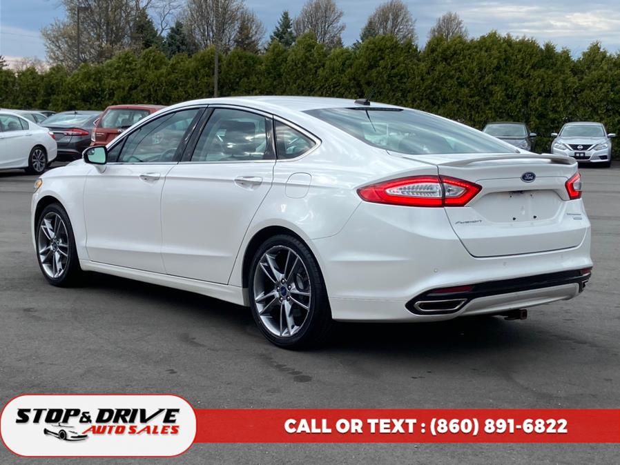 2015 Ford Fusion 4dr Sdn Titanium FWD, available for sale in East Windsor, Connecticut | Stop & Drive Auto Sales. East Windsor, Connecticut 2015 Ford Fusion 4dr Sdn Titanium FWD, available for sale in East Windsor, Connecticut | Stop & Drive Auto Sales. East Windsor, Connecticut