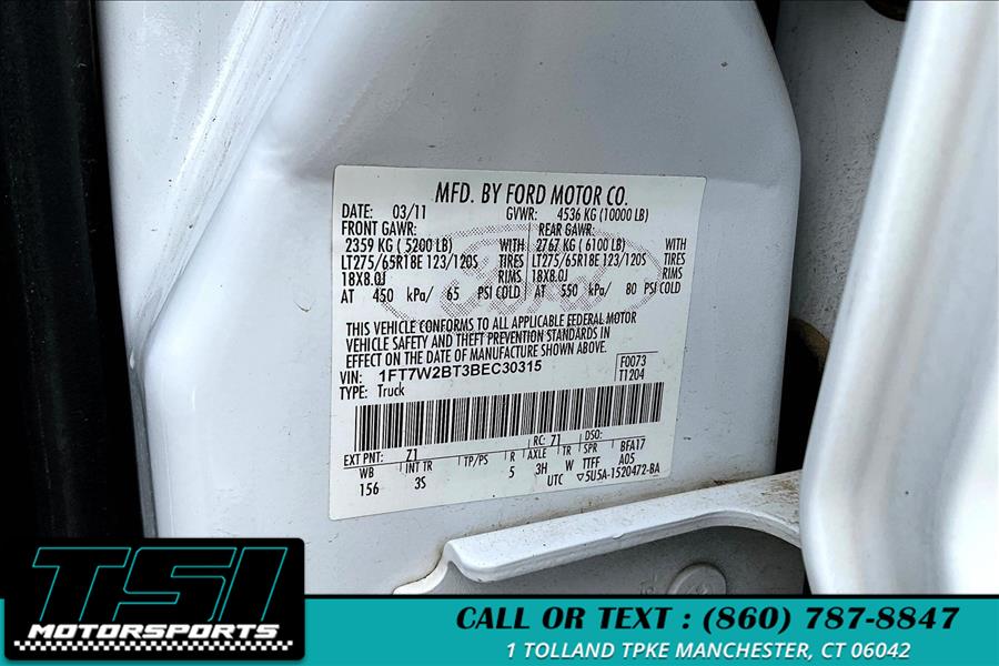2011 Ford Super Duty F-250 SRW 4WD Crew Cab 156" XLT, available for sale in Manchester, Connecticut | TSI Motorsports. Manchester, Connecticut 2011 Ford Super Duty F-250 SRW 4WD Crew Cab 156" XLT, available for sale in Manchester, Connecticut | TSI Motorsports. Manchester, Connecticut