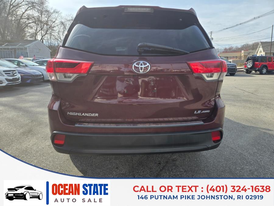 2018 Toyota Highlander LE V6 AWD (Natl), available for sale in Johnston, Rhode Island | Ocean State Auto Sales. Johnston, Rhode Island 2018 Toyota Highlander LE V6 AWD (Natl), available for sale in Johnston, Rhode Island | Ocean State Auto Sales. Johnston, Rhode Island