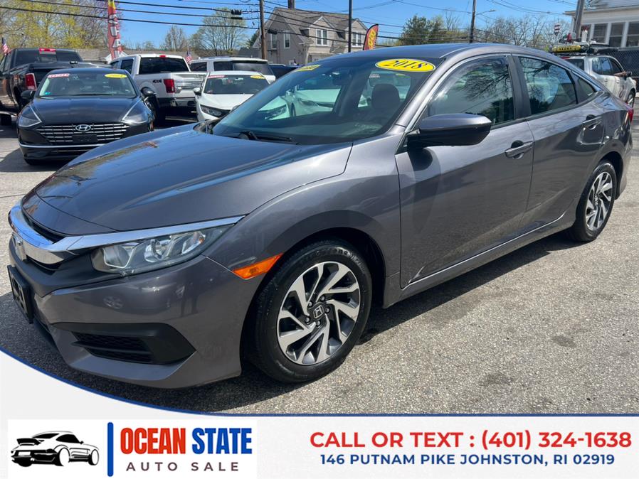 Used 2018 Honda Civic Sedan in Johnston, Rhode Island | Ocean State Auto Sales. Johnston, Rhode Island
