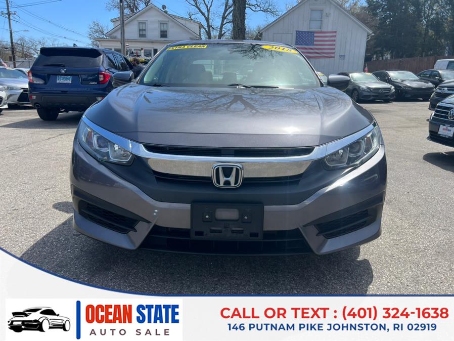 2018 Honda Civic Sedan EX CVT, available for sale in Johnston, Rhode Island | Ocean State Auto Sales. Johnston, Rhode Island 2018 Honda Civic Sedan EX CVT, available for sale in Johnston, Rhode Island | Ocean State Auto Sales. Johnston, Rhode Island
