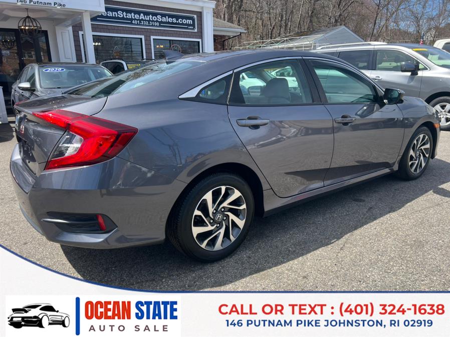 2018 Honda Civic Sedan EX CVT, available for sale in Johnston, Rhode Island | Ocean State Auto Sales. Johnston, Rhode Island 2018 Honda Civic Sedan EX CVT, available for sale in Johnston, Rhode Island | Ocean State Auto Sales. Johnston, Rhode Island