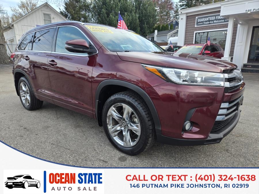 2018 Toyota Highlander Limited V6 AWD (Natl), available for sale in Johnston, Rhode Island | Ocean State Auto Sales. Johnston, Rhode Island 2018 Toyota Highlander Limited V6 AWD (Natl), available for sale in Johnston, Rhode Island | Ocean State Auto Sales. Johnston, Rhode Island