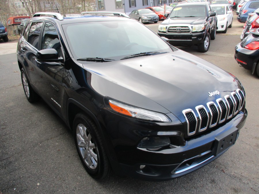 2014 Jeep Cherokee 4WD 4dr Limited, available for sale in Meriden, Connecticut | Cos Central Auto. Meriden, Connecticut 2014 Jeep Cherokee 4WD 4dr Limited, available for sale in Meriden, Connecticut | Cos Central Auto. Meriden, Connecticut