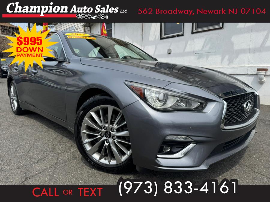 2021 INFINITI Q50 3.0t LUXE AWD, available for sale in Newark , New Jersey | Champion Used Auto Sales 2. Newark , New Jersey 2021 INFINITI Q50 3.0t LUXE AWD, available for sale in Newark , New Jersey | Champion Used Auto Sales 2. Newark , New Jersey
