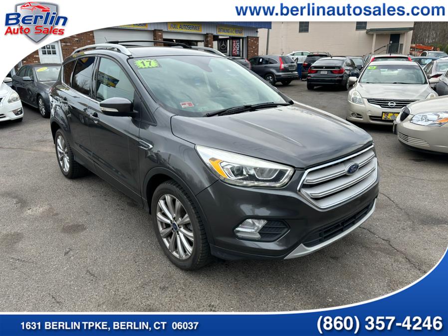 2017 Ford Escape Titanium 4WD, available for sale in Berlin, Connecticut | Berlin Auto Sales LLC. Berlin, Connecticut 2017 Ford Escape Titanium 4WD, available for sale in Berlin, Connecticut | Berlin Auto Sales LLC. Berlin, Connecticut