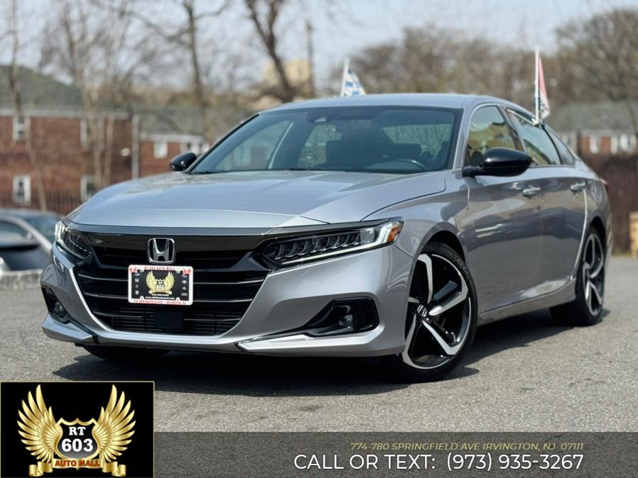 Used Honda Accord Sedan Sport 1.5T CVT 2021 | RT 603 Auto Mall. Irvington, New Jersey