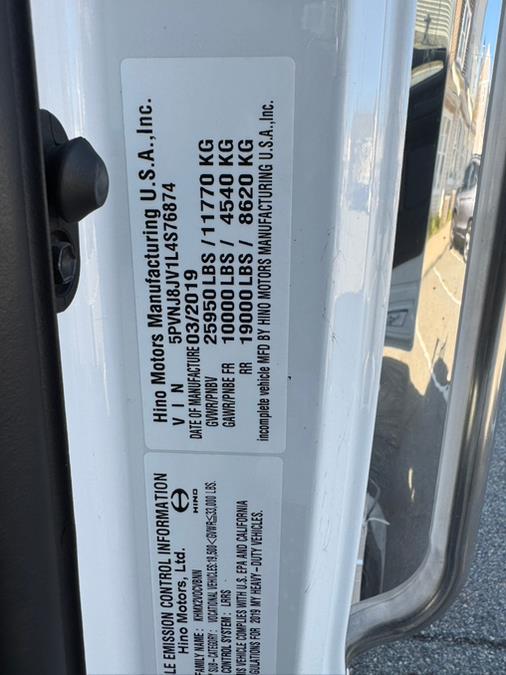 2020 Hino 268A 26 FT BOX ALUMINUM LIFT-GATE, available for sale in Paterson, New Jersey | Speedway Commercial Motors LLC. Paterson, New Jersey 2020 Hino 268A 26 FT BOX ALUMINUM LIFT-GATE, available for sale in Paterson, New Jersey | Speedway Commercial Motors LLC. Paterson, New Jersey