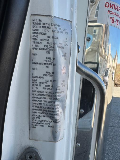 2020 Hino 268A 26 FT BOX ALUMINUM LIFT-GATE, available for sale in Paterson, New Jersey | Speedway Commercial Motors LLC. Paterson, New Jersey 2020 Hino 268A 26 FT BOX ALUMINUM LIFT-GATE, available for sale in Paterson, New Jersey | Speedway Commercial Motors LLC. Paterson, New Jersey