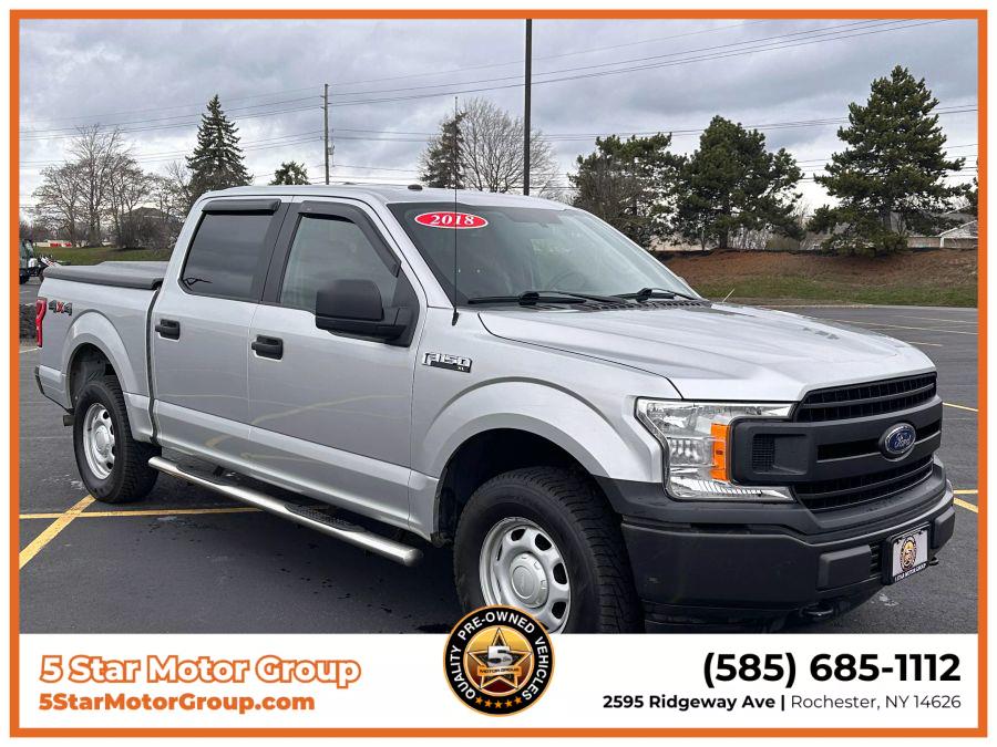 2018 Ford F150 Supercrew Cab XL Pickup 4D 5 1/2 ft, available for sale in Rochester, New York | 5 Star Motor Group. Rochester, New York 2018 Ford F150 Supercrew Cab XL Pickup 4D 5 1/2 ft, available for sale in Rochester, New York | 5 Star Motor Group. Rochester, New York