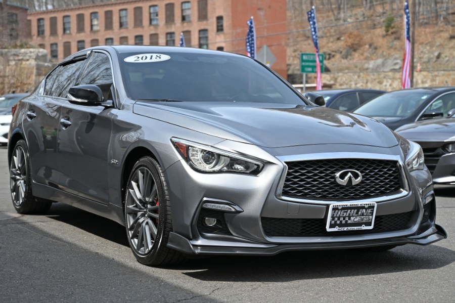 2018 INFINITI Q50 RED SPORT 400 AWD, available for sale in Waterbury, Connecticut | Highline Car Connection. Waterbury, Connecticut 2018 INFINITI Q50 RED SPORT 400 AWD, available for sale in Waterbury, Connecticut | Highline Car Connection. Waterbury, Connecticut
