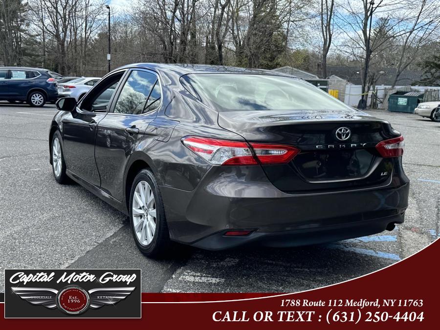 2018 Toyota Camry LE Auto (Natl), available for sale in Medford, New York | Capital Motor Group Inc. Medford, New York 2018 Toyota Camry LE Auto (Natl), available for sale in Medford, New York | Capital Motor Group Inc. Medford, New York