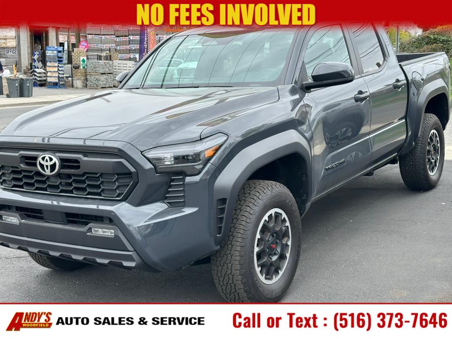 2024 Toyota Tacoma 4WD TRD Off Road Double Cab 5'' Bed MT (Natl), available for sale in West Hempstead, New York | Andy's Woodfield. West Hempstead, New York 2024 Toyota Tacoma 4WD TRD Off Road Double Cab 5'' Bed MT (Natl), available for sale in West Hempstead, New York | Andy's Woodfield. West Hempstead, New York