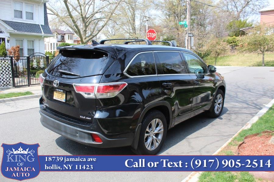 2015 Toyota Highlander AWD 4dr V6 XLE (Natl), available for sale in Hollis, New York | King of Jamaica Auto Inc. Hollis, New York 2015 Toyota Highlander AWD 4dr V6 XLE (Natl), available for sale in Hollis, New York | King of Jamaica Auto Inc. Hollis, New York