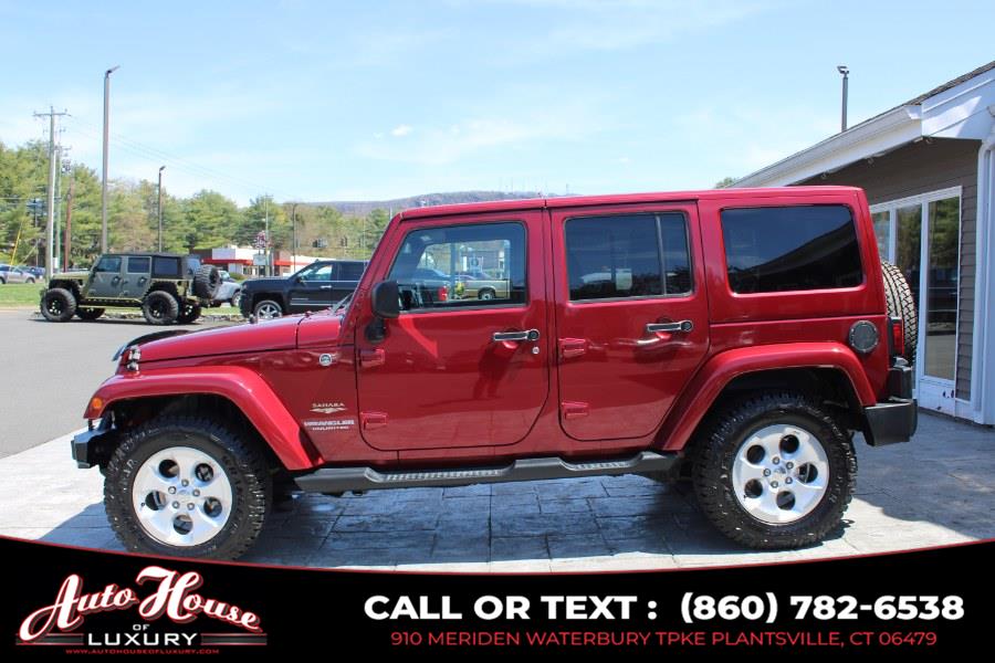2013 Jeep Wrangler Unlimited 4WD 4dr Sahara, available for sale in Plantsville, Connecticut | Auto House of Luxury. Plantsville, Connecticut 2013 Jeep Wrangler Unlimited 4WD 4dr Sahara, available for sale in Plantsville, Connecticut | Auto House of Luxury. Plantsville, Connecticut