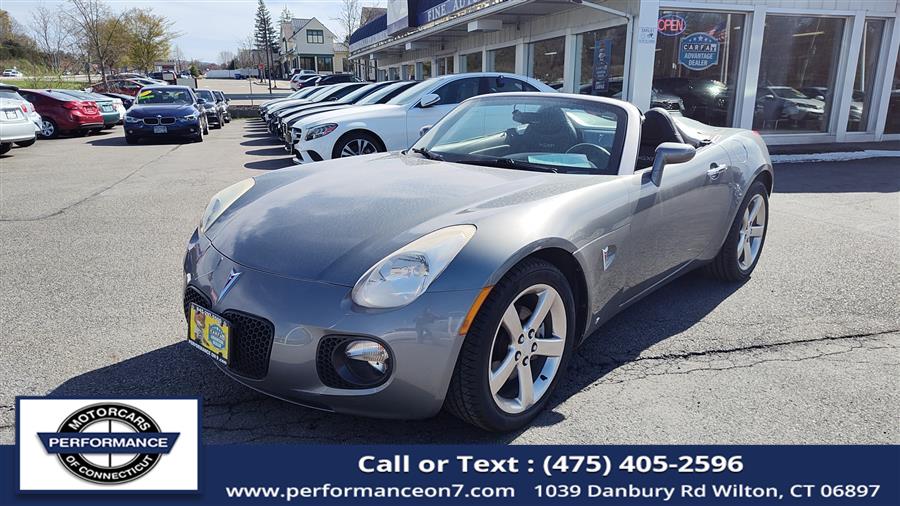 2008 Pontiac Solstice 2dr Conv, available for sale in Wilton, Connecticut | Performance Motor Cars Of Connecticut LLC. Wilton, Connecticut 2008 Pontiac Solstice 2dr Conv, available for sale in Wilton, Connecticut | Performance Motor Cars Of Connecticut LLC. Wilton, Connecticut
