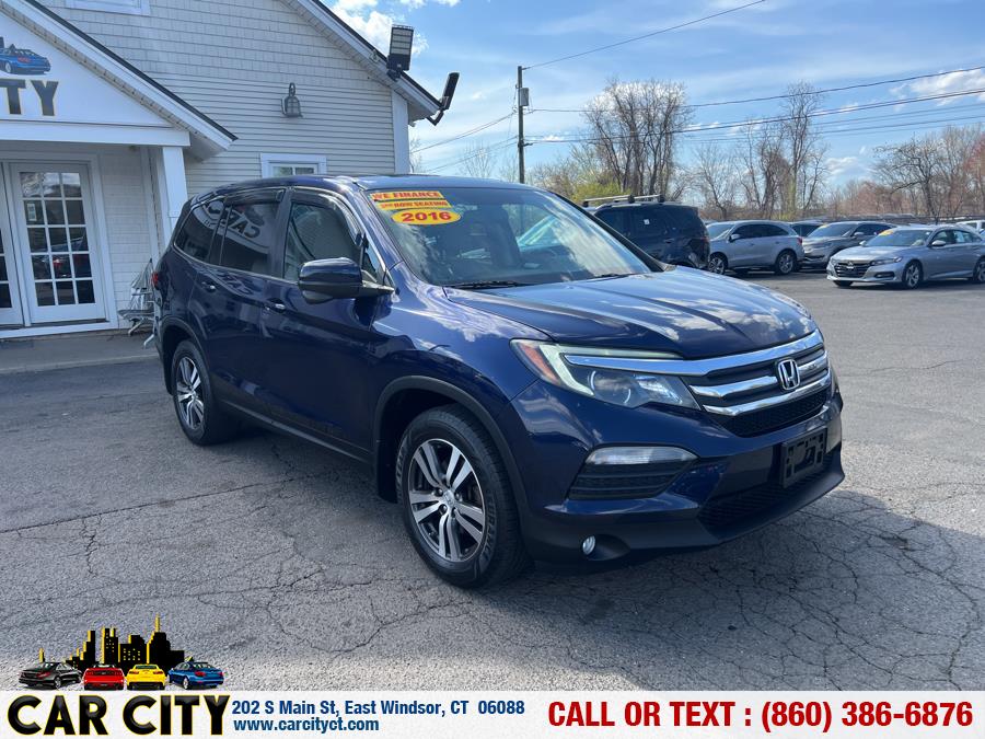 2016 Honda Pilot AWD 4dr EX-L, available for sale in East Windsor, Connecticut | Car City LLC. East Windsor, Connecticut 2016 Honda Pilot AWD 4dr EX-L, available for sale in East Windsor, Connecticut | Car City LLC. East Windsor, Connecticut
