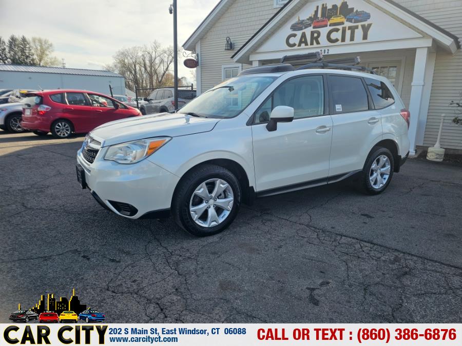 2015 Subaru Forester 4dr CVT 2.5i Premium PZEV, available for sale in East Windsor, Connecticut | Car City LLC. East Windsor, Connecticut 2015 Subaru Forester 4dr CVT 2.5i Premium PZEV, available for sale in East Windsor, Connecticut | Car City LLC. East Windsor, Connecticut