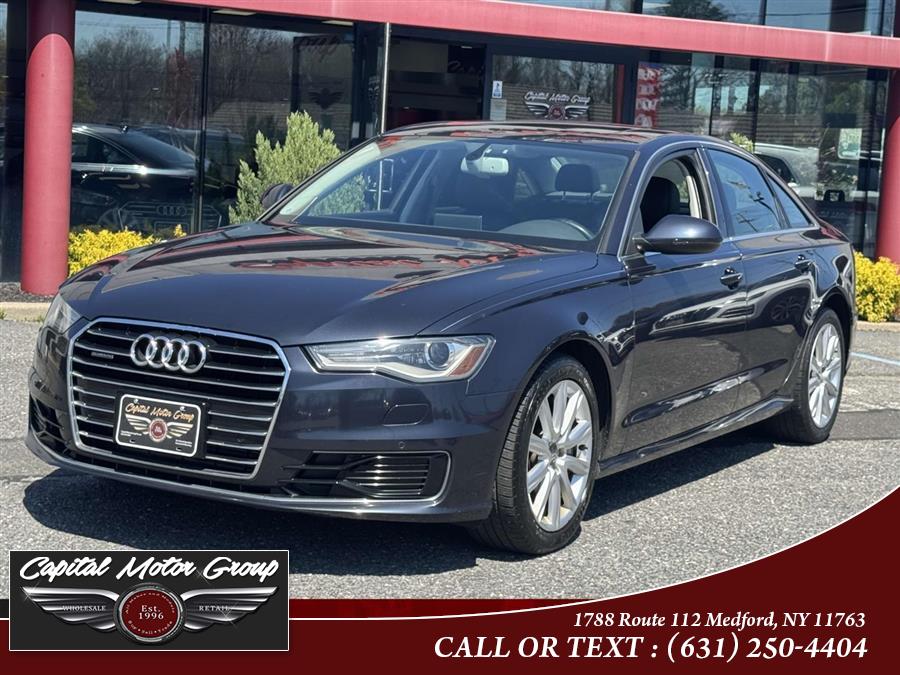 2016 Audi A6 4dr Sdn quattro 2.0T Premium Plus, available for sale in Medford, New York | Capital Motor Group Inc. Medford, New York 2016 Audi A6 4dr Sdn quattro 2.0T Premium Plus, available for sale in Medford, New York | Capital Motor Group Inc. Medford, New York