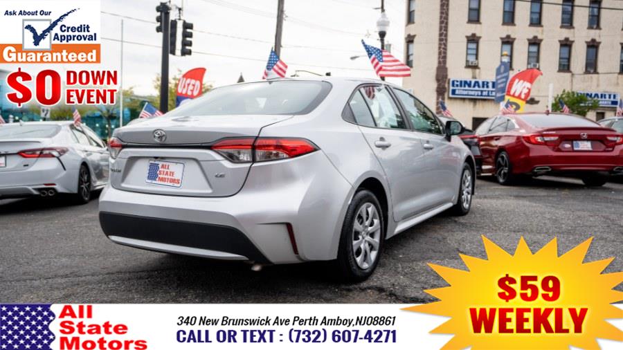 2021 Toyota Corolla LE CVT (Natl), available for sale in Perth Amboy, New Jersey | All State Motor Inc. Perth Amboy, New Jersey 2021 Toyota Corolla LE CVT (Natl), available for sale in Perth Amboy, New Jersey | All State Motor Inc. Perth Amboy, New Jersey