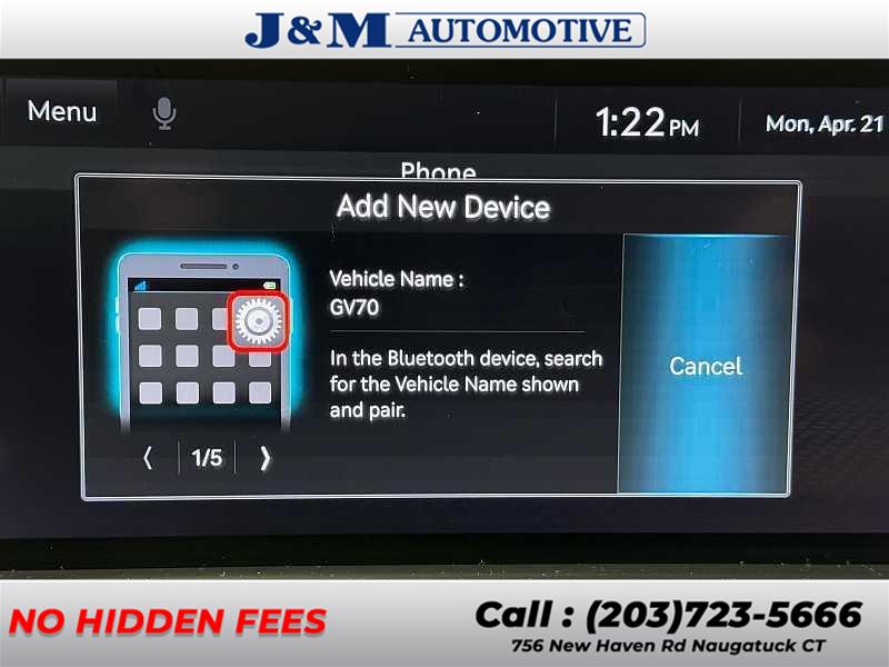 2022 Genesis Gv70 2.5T, available for sale in Naugatuck, Connecticut | J&M Automotive Sls&Svc LLC. Naugatuck, Connecticut 2022 Genesis Gv70 2.5T, available for sale in Naugatuck, Connecticut | J&M Automotive Sls&Svc LLC. Naugatuck, Connecticut