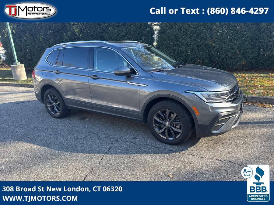 2022 Volkswagen Tiguan 2.0T SE 4MOTION, available for sale in New London, Connecticut | TJ Motors LLC. New London, Connecticut 2022 Volkswagen Tiguan 2.0T SE 4MOTION, available for sale in New London, Connecticut | TJ Motors LLC. New London, Connecticut