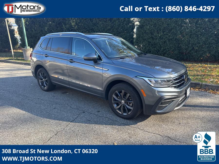 2022 Volkswagen Tiguan 2.0T SE 4MOTION, available for sale in New London, Connecticut | TJ Motors LLC. New London, Connecticut 2022 Volkswagen Tiguan 2.0T SE 4MOTION, available for sale in New London, Connecticut | TJ Motors LLC. New London, Connecticut