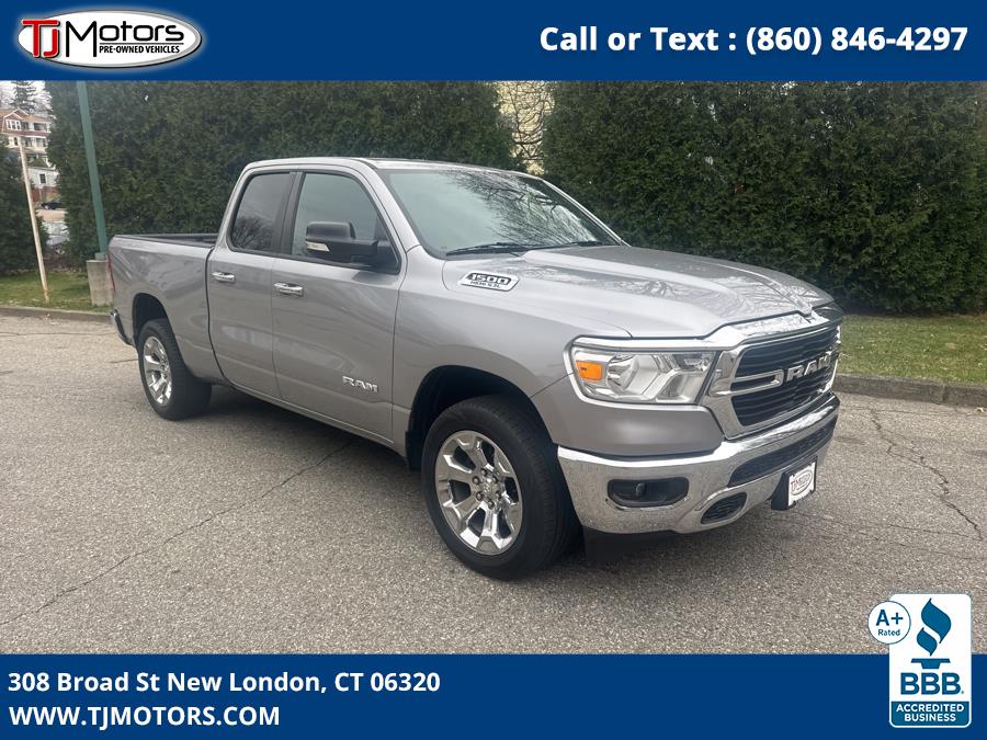 2019 Ram 1500 Big Horn/Lone Star 4x4 Quad Cab 6''4" Box, available for sale in New London, Connecticut | TJ Motors LLC. New London, Connecticut 2019 Ram 1500 Big Horn/Lone Star 4x4 Quad Cab 6''4" Box, available for sale in New London, Connecticut | TJ Motors LLC. New London, Connecticut