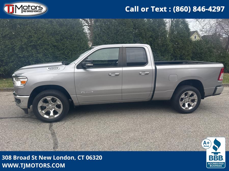2019 Ram 1500 Big Horn/Lone Star 4x4 Quad Cab 6''4" Box, available for sale in New London, Connecticut | TJ Motors LLC. New London, Connecticut 2019 Ram 1500 Big Horn/Lone Star 4x4 Quad Cab 6''4" Box, available for sale in New London, Connecticut | TJ Motors LLC. New London, Connecticut