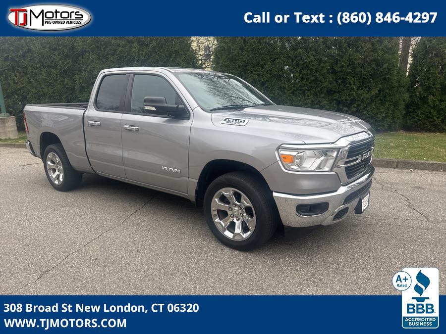 2019 Ram 1500 Big Horn/Lone Star 4x4 Quad Cab 6''4" Box, available for sale in New London, Connecticut | TJ Motors LLC. New London, Connecticut 2019 Ram 1500 Big Horn/Lone Star 4x4 Quad Cab 6''4" Box, available for sale in New London, Connecticut | TJ Motors LLC. New London, Connecticut