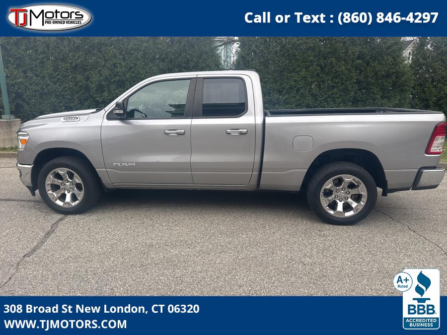 2019 Ram 1500 Big Horn/Lone Star 4x4 Quad Cab 6''4" Box, available for sale in New London, Connecticut | TJ Motors LLC. New London, Connecticut 2019 Ram 1500 Big Horn/Lone Star 4x4 Quad Cab 6''4" Box, available for sale in New London, Connecticut | TJ Motors LLC. New London, Connecticut