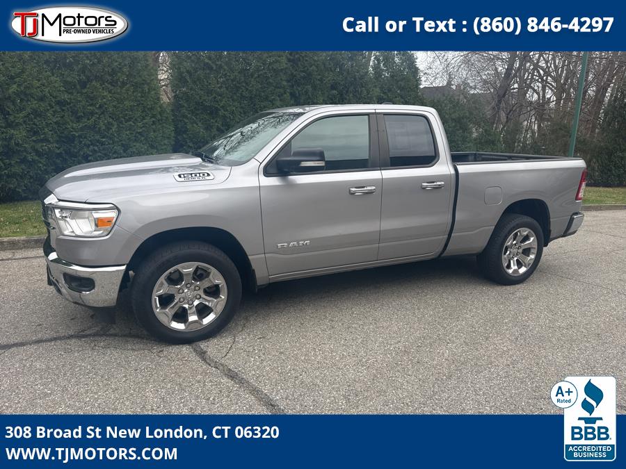 2019 Ram 1500 Big Horn/Lone Star 4x4 Quad Cab 6''4" Box, available for sale in New London, Connecticut | TJ Motors LLC. New London, Connecticut 2019 Ram 1500 Big Horn/Lone Star 4x4 Quad Cab 6''4" Box, available for sale in New London, Connecticut | TJ Motors LLC. New London, Connecticut