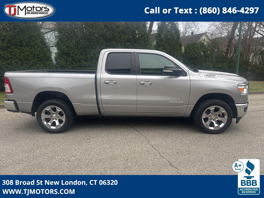 2019 Ram 1500 Big Horn/Lone Star 4x4 Quad Cab 6''4" Box, available for sale in New London, Connecticut | TJ Motors LLC. New London, Connecticut 2019 Ram 1500 Big Horn/Lone Star 4x4 Quad Cab 6''4" Box, available for sale in New London, Connecticut | TJ Motors LLC. New London, Connecticut