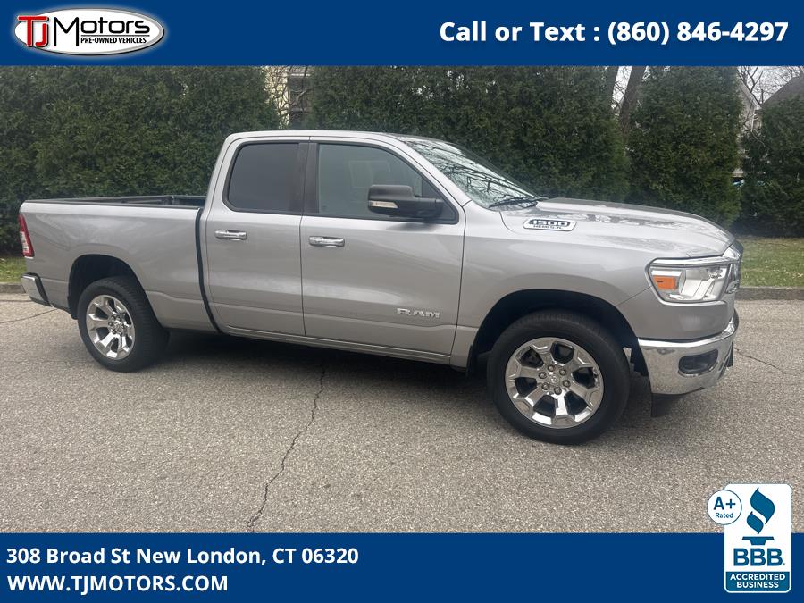 2019 Ram 1500 Big Horn/Lone Star 4x4 Quad Cab 6''4" Box, available for sale in New London, Connecticut | TJ Motors LLC. New London, Connecticut 2019 Ram 1500 Big Horn/Lone Star 4x4 Quad Cab 6''4" Box, available for sale in New London, Connecticut | TJ Motors LLC. New London, Connecticut