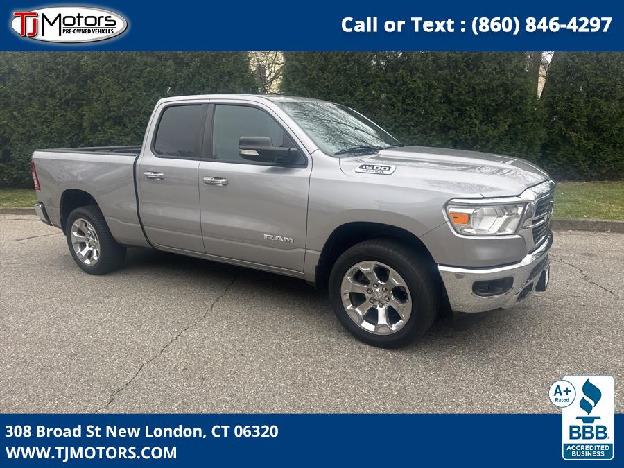 2019 Ram 1500 Big Horn/Lone Star 4x4 Quad Cab 6''4" Box, available for sale in New London, Connecticut | TJ Motors LLC. New London, Connecticut 2019 Ram 1500 Big Horn/Lone Star 4x4 Quad Cab 6''4" Box, available for sale in New London, Connecticut | TJ Motors LLC. New London, Connecticut