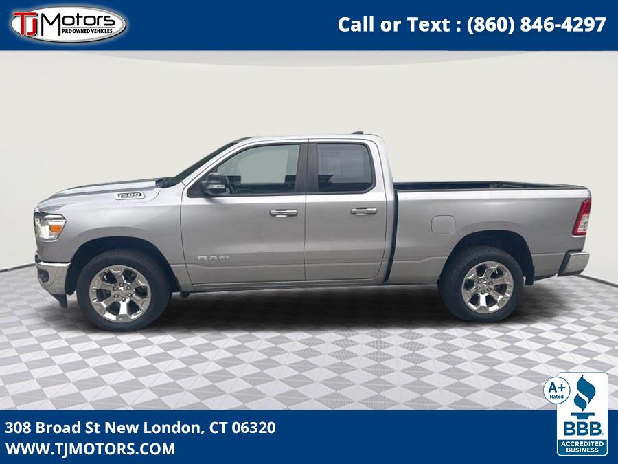 2019 Ram 1500 Big Horn/Lone Star 4x4 Quad Cab 6''4" Box, available for sale in New London, Connecticut | TJ Motors LLC. New London, Connecticut 2019 Ram 1500 Big Horn/Lone Star 4x4 Quad Cab 6''4" Box, available for sale in New London, Connecticut | TJ Motors LLC. New London, Connecticut