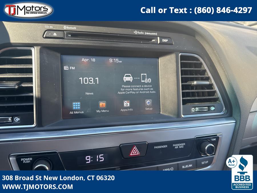 2017 Hyundai Sonata 2.4L SE, available for sale in New London, Connecticut | TJ Motors LLC. New London, Connecticut 2017 Hyundai Sonata 2.4L SE, available for sale in New London, Connecticut | TJ Motors LLC. New London, Connecticut