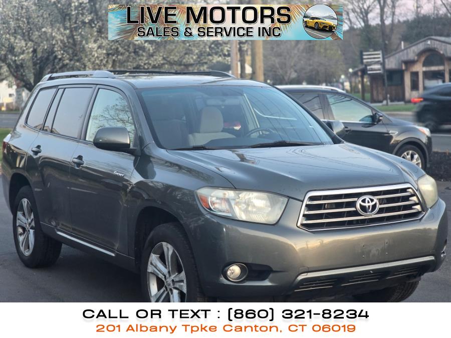 2008 Toyota Highlander 4WD 4dr Sport, available for sale in Canton, Connecticut | Live Motors Sales and Service INC. Canton, Connecticut 2008 Toyota Highlander 4WD 4dr Sport, available for sale in Canton, Connecticut | Live Motors Sales and Service INC. Canton, Connecticut