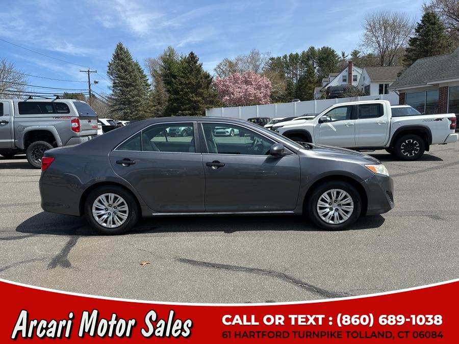 2013 Toyota Camry 4dr Sdn I4 Auto LE (Natl), available for sale in Tolland, Connecticut | Arcari Motor Sales. Tolland, Connecticut 2013 Toyota Camry 4dr Sdn I4 Auto LE (Natl), available for sale in Tolland, Connecticut | Arcari Motor Sales. Tolland, Connecticut
