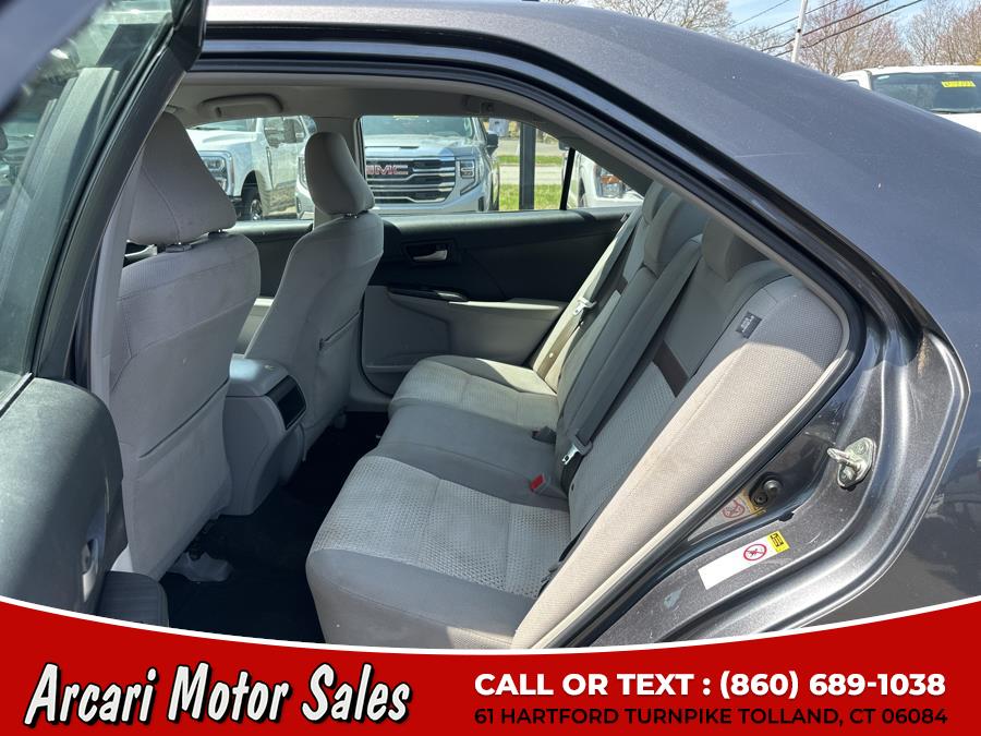 2013 Toyota Camry 4dr Sdn I4 Auto LE (Natl), available for sale in Tolland, Connecticut | Arcari Motor Sales. Tolland, Connecticut 2013 Toyota Camry 4dr Sdn I4 Auto LE (Natl), available for sale in Tolland, Connecticut | Arcari Motor Sales. Tolland, Connecticut