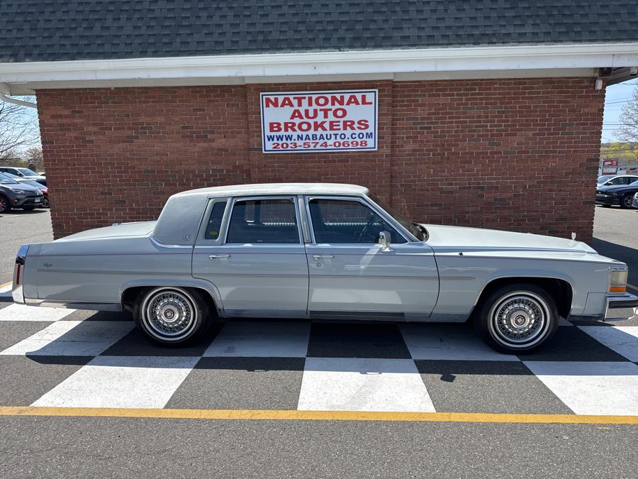 1989 Cadillac Brougham 4dr Sedan, available for sale in Waterbury, Connecticut | National Auto Brokers, Inc.. Waterbury, Connecticut 1989 Cadillac Brougham 4dr Sedan, available for sale in Waterbury, Connecticut | National Auto Brokers, Inc.. Waterbury, Connecticut