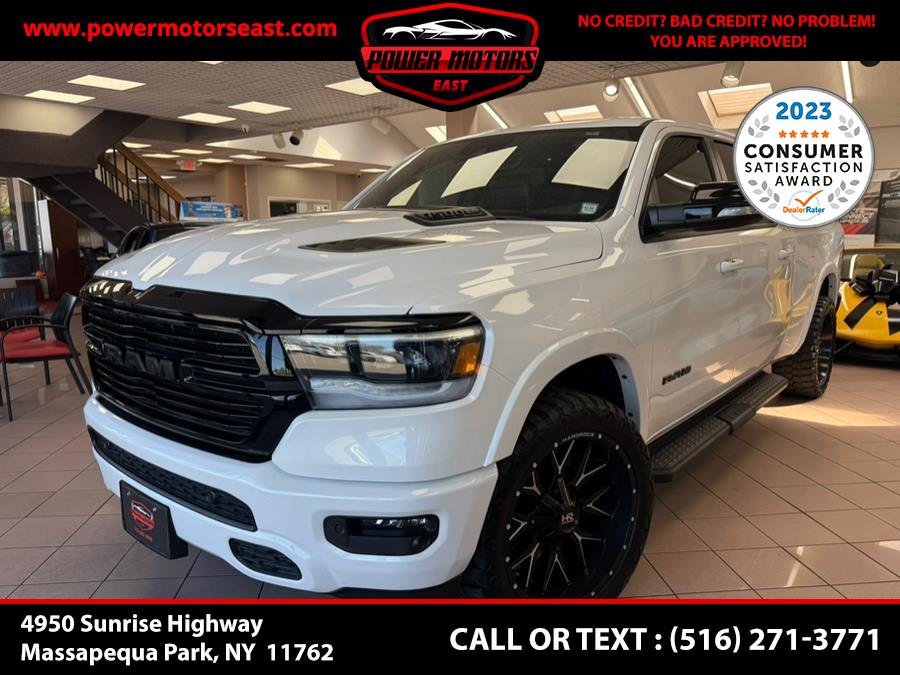 2021 Ram 1500 Laramie 4x4 Crew Cab 6''4" Box, available for sale in Massapequa Park, New York | Power Motors East. Massapequa Park, New York 2021 Ram 1500 Laramie 4x4 Crew Cab 6''4" Box, available for sale in Massapequa Park, New York | Power Motors East. Massapequa Park, New York