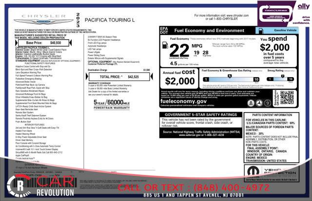2023 Chrysler Pacifica Touring L, available for sale in Avenel, New Jersey | Car Revolution. Avenel, New Jersey 2023 Chrysler Pacifica Touring L, available for sale in Avenel, New Jersey | Car Revolution. Avenel, New Jersey