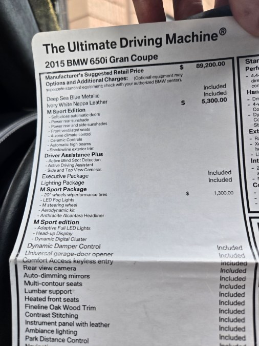 2015 BMW 6 Series 4dr Sdn 650i RWD Gran Coupe, available for sale in Bristol, Connecticut | Dealmax Motors LLC. Bristol, Connecticut 2015 BMW 6 Series 4dr Sdn 650i RWD Gran Coupe, available for sale in Bristol, Connecticut | Dealmax Motors LLC. Bristol, Connecticut