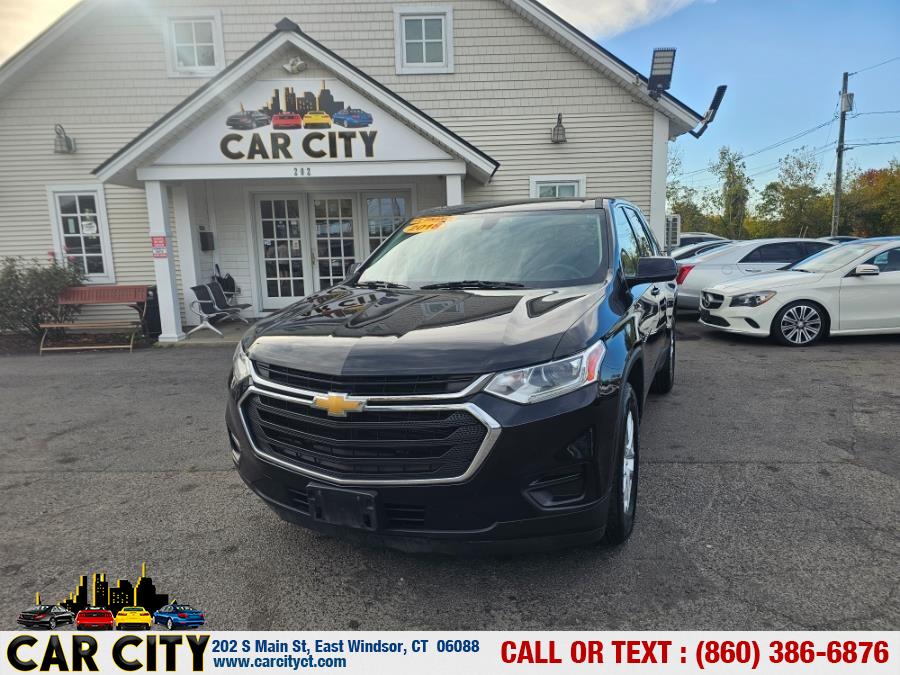 2018 Chevrolet Traverse AWD 4dr LS w/1LS, available for sale in East Windsor, Connecticut | Car City LLC. East Windsor, Connecticut 2018 Chevrolet Traverse AWD 4dr LS w/1LS, available for sale in East Windsor, Connecticut | Car City LLC. East Windsor, Connecticut