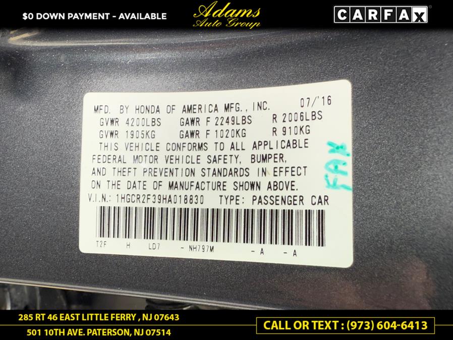 2017 Honda Accord Sedan LX CVT, available for sale in Paterson, New Jersey | Adams Auto Group. Paterson, New Jersey 2017 Honda Accord Sedan LX CVT, available for sale in Paterson, New Jersey | Adams Auto Group. Paterson, New Jersey