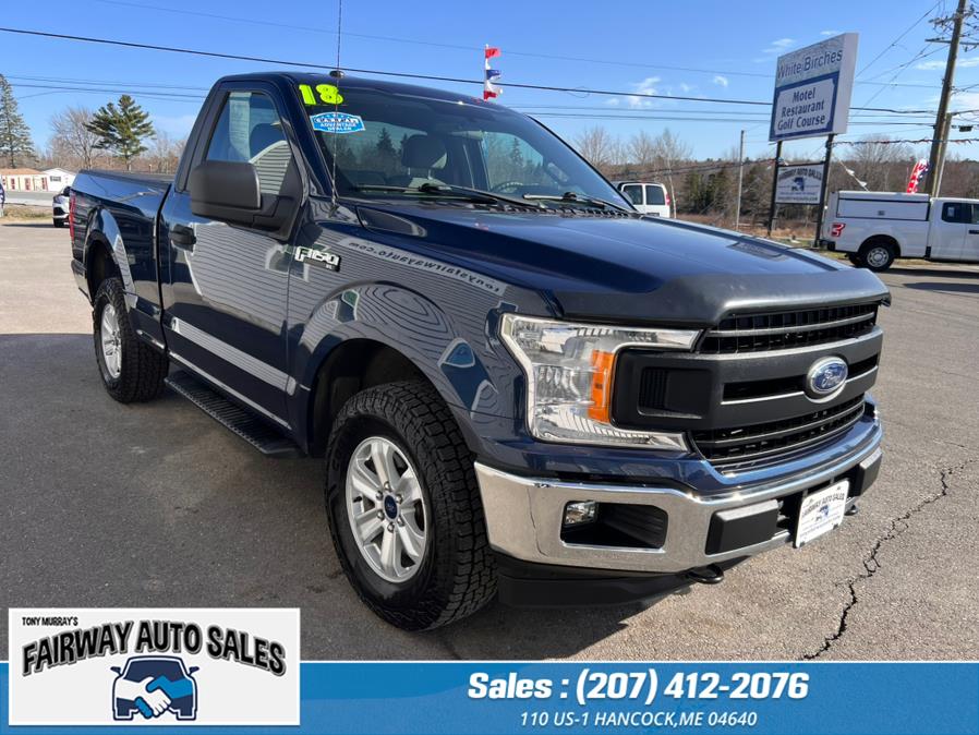 2018 Ford F-150 XL 4WD Reg Cab 6.5'' Box, available for sale in Hancock, Maine | Fairway Auto Sales. Hancock, Maine 2018 Ford F-150 XL 4WD Reg Cab 6.5'' Box, available for sale in Hancock, Maine | Fairway Auto Sales. Hancock, Maine