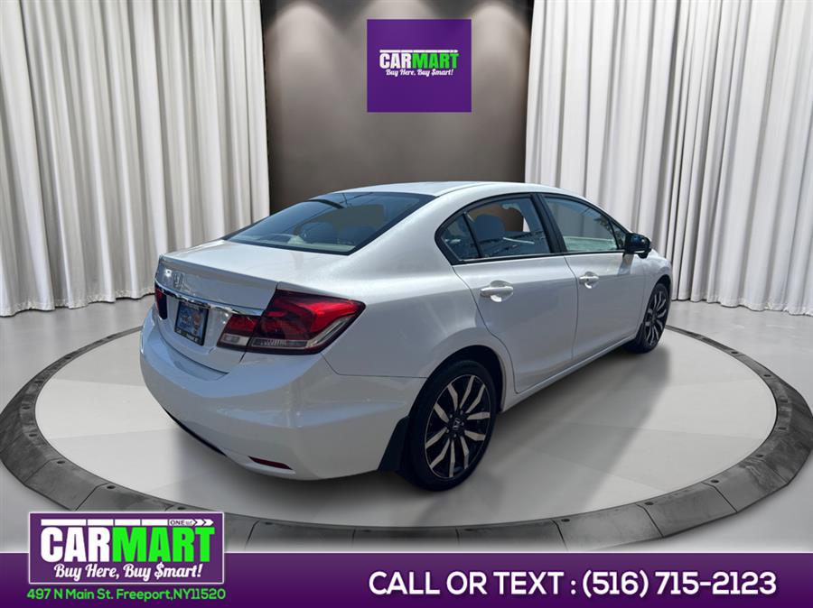 2015 Honda Civic Sedan 4dr CVT EX-L w/Navi, available for sale in Freeport, New York | Carmart One LLC. Freeport, New York 2015 Honda Civic Sedan 4dr CVT EX-L w/Navi, available for sale in Freeport, New York | Carmart One LLC. Freeport, New York