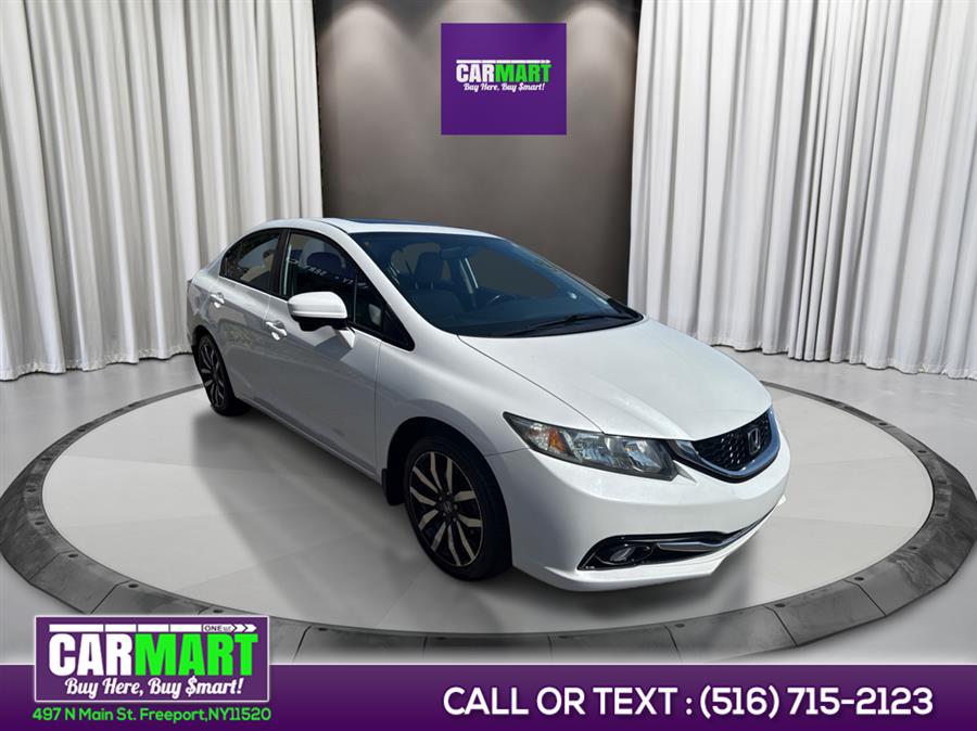 2015 Honda Civic Sedan 4dr CVT EX-L w/Navi, available for sale in Freeport, New York | Carmart One LLC. Freeport, New York 2015 Honda Civic Sedan 4dr CVT EX-L w/Navi, available for sale in Freeport, New York | Carmart One LLC. Freeport, New York