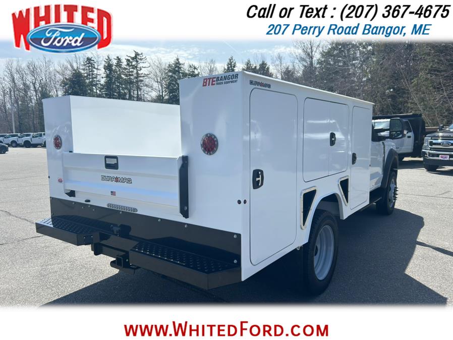 2025 Ford Super Duty F-550 DRW XL 4WD Reg Cab 145" WB 60" CA Service Body Truck, available for sale in Bangor, Maine | Whited Ford. Bangor, Maine 2025 Ford Super Duty F-550 DRW XL 4WD Reg Cab 145" WB 60" CA Service Body Truck, available for sale in Bangor, Maine | Whited Ford. Bangor, Maine